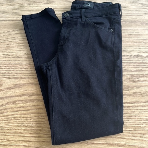 Ag Adriano Goldschmied The Middi Ankle Legging Ankle Jeans Black - Picture 4 of 16